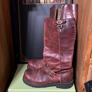 Fluevog Bondgirl Boots Brown Size 6